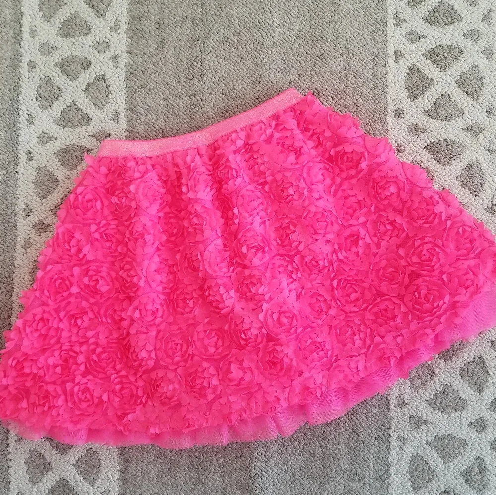 The Children's Place Neon Berry Rosette Skirt